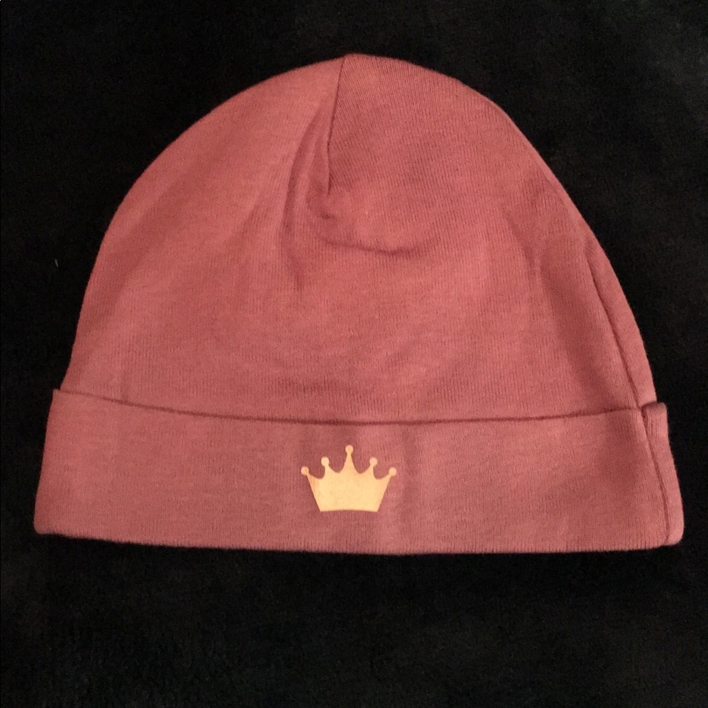 0/6 Month Purple Baby Girls Princess Hat w Crown